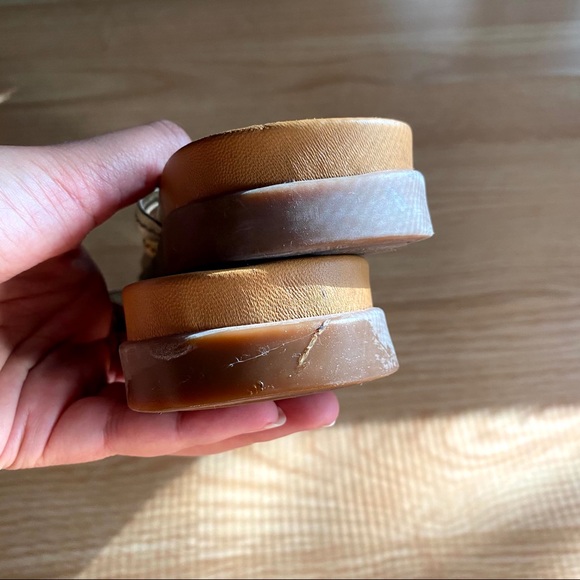 Vionic Rose Gold & Gold Leather Strap Sandals 6M - Picture 7 of 11